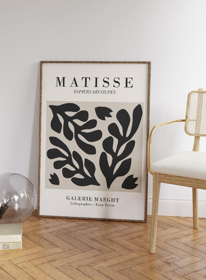 Matisse Galerie D' Art Neutral Set of 2 Prints