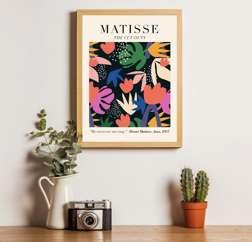 Henri Matisse The Cut Outs Colourful Print