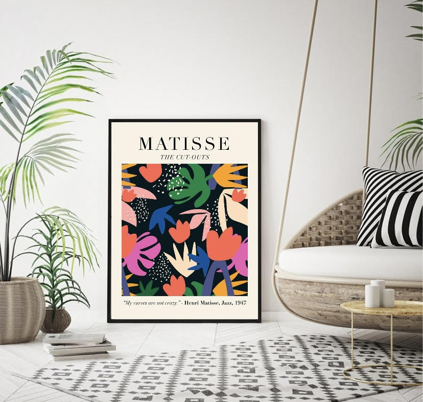 Henri Matisse The Cut Outs Colourful Print