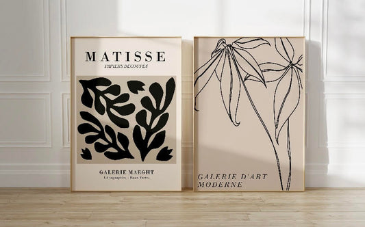 Matisse Galerie D' Art Neutral Set of 2 Prints