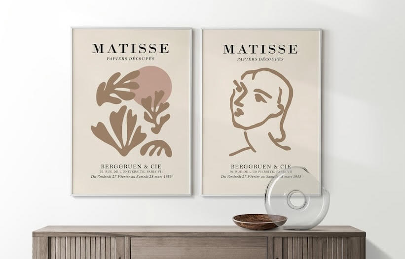 Matisse Papiers Decoupes neutral Print Set