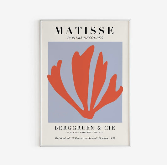 Matisse Orange Papiers Decoupes Print