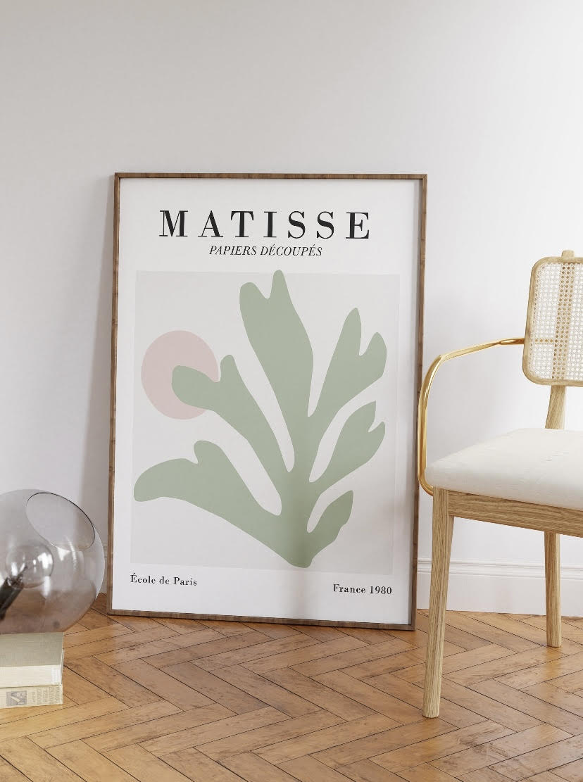 Matisse Duo Pink and Sage Green Print Set