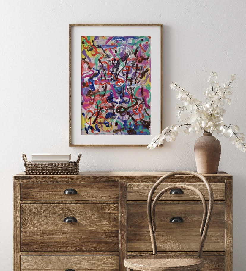 Colourful Abstract Print