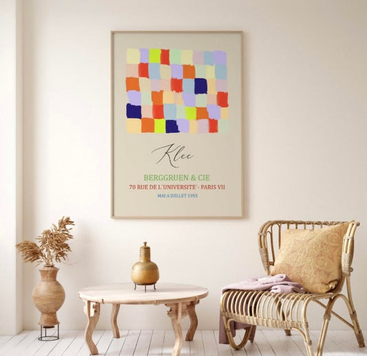 Paul Klee Colourful Abstract Print