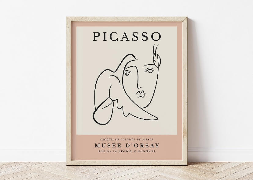 Set Of Six Picasso Abstract Gallery Wall Print Set