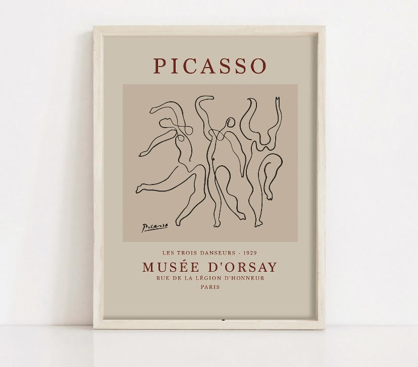 Picasso The Dance One Line Print