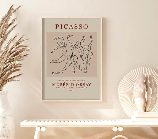 Picasso The Dance One Line Print