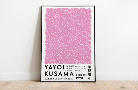 Yayoi Kusama Pink Dots Print