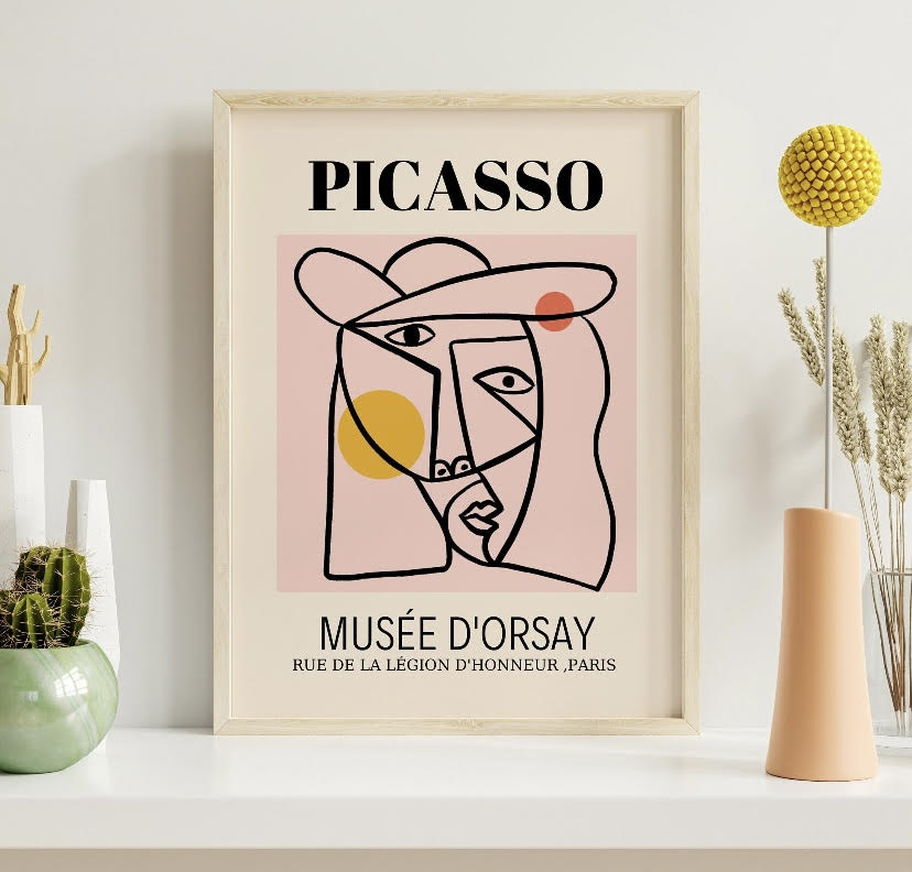 Andy Warhol | Picasso Pink Gallery Wall Set