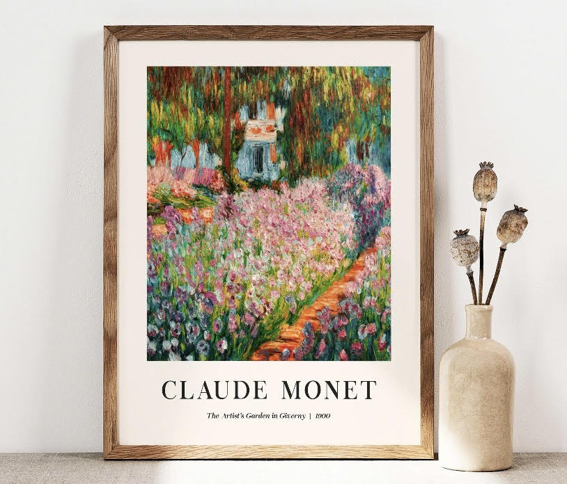 Claude Monet The Artist's Garden In Giverny print