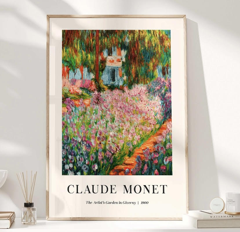 Claude Monet The Artist's Garden In Giverny print