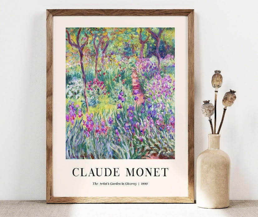 Claude Monet The Artist's Garden print