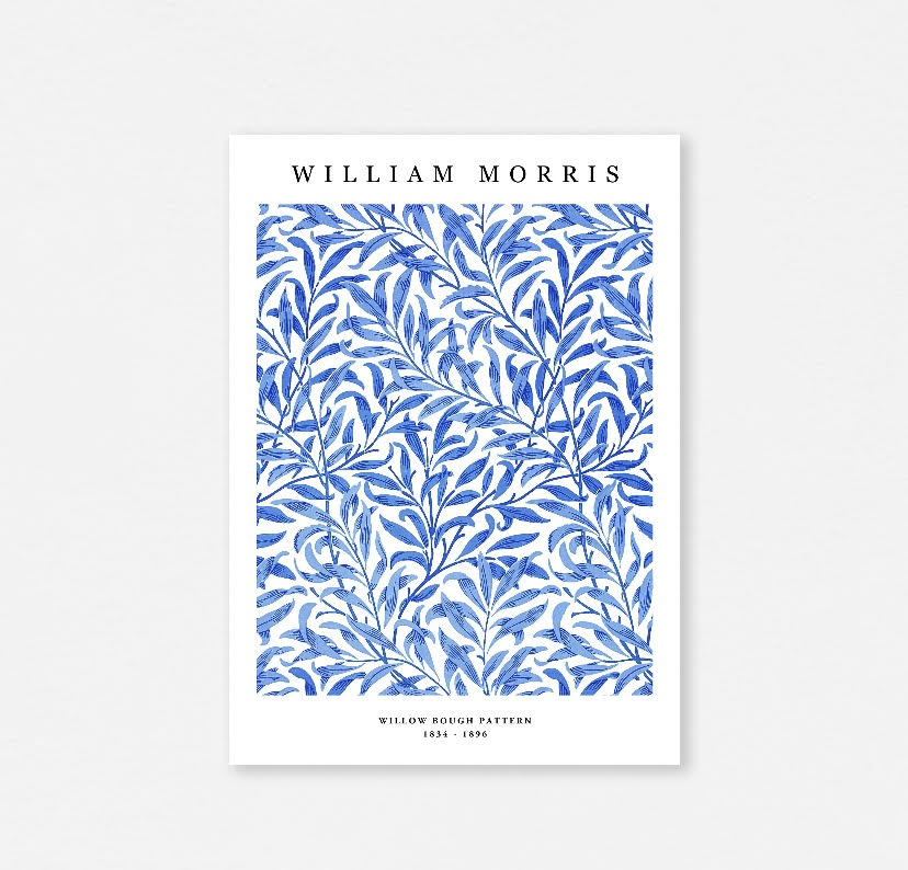 William Morris Blue Willow Bough Print