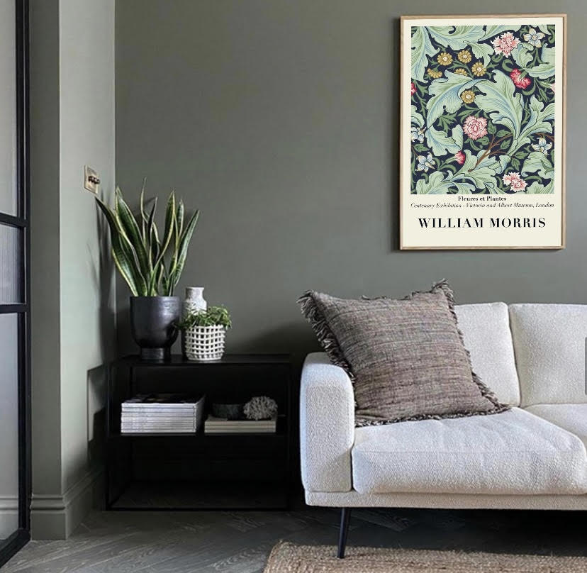 William Morris Fleures Et Plantes Wall Art