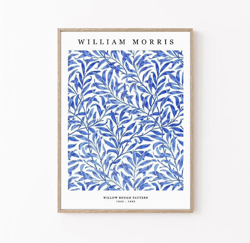 William Morris Blue Willow Bough Print