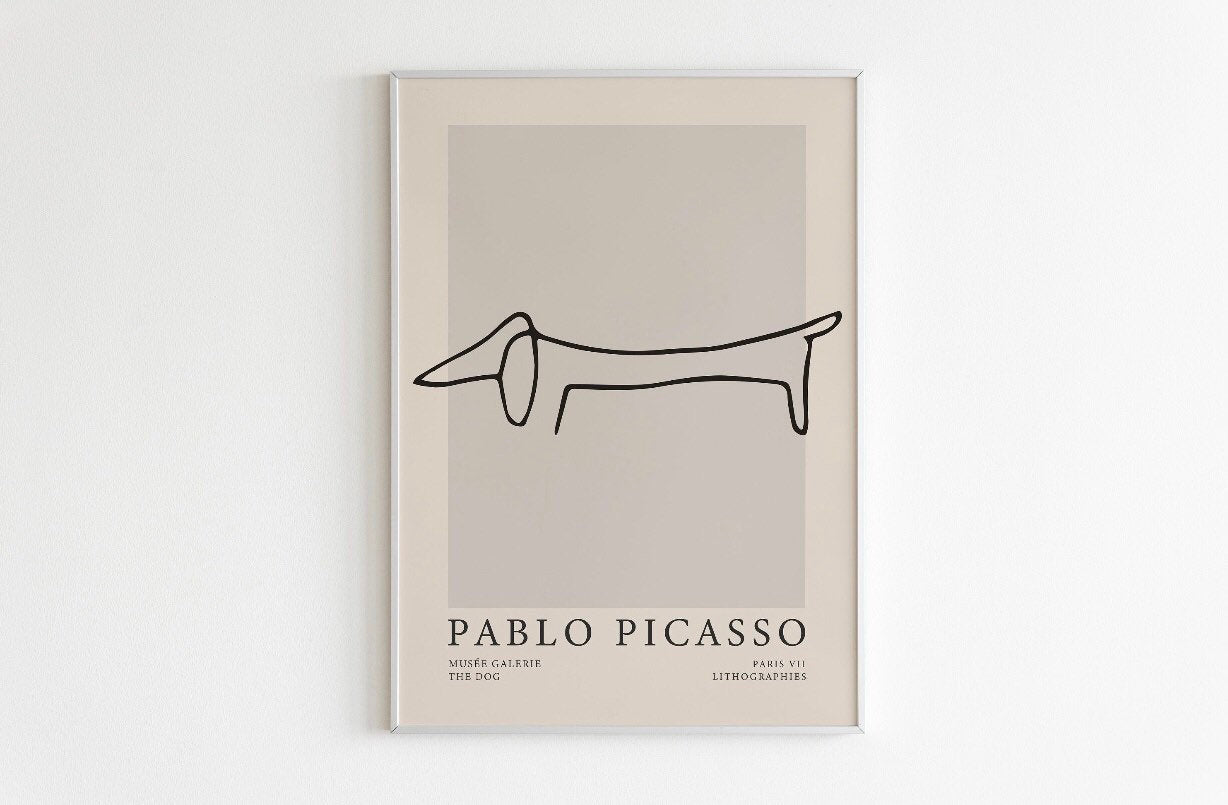 Pablo Picasso The Dog, Picasso print, Picasso Posters