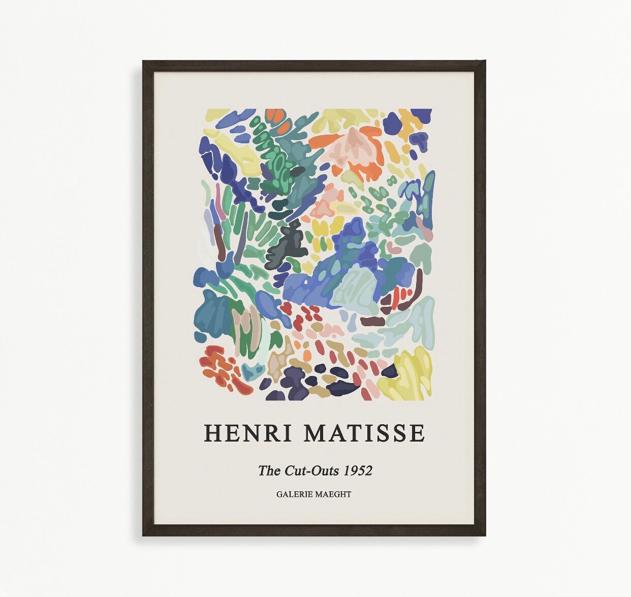 Henri Matisse set of six colourful prints | mid century art | gallery wall print Set | Rainbow Prints | Colourful Print Set | Matisse