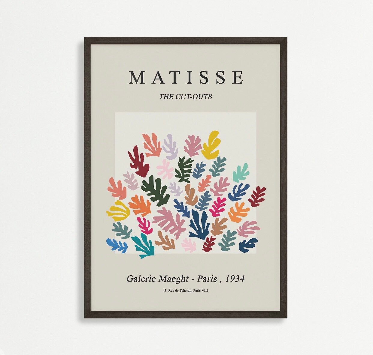 Henri Matisse set of six colourful prints | mid century art | gallery wall print Set | Rainbow Prints | Colourful Print Set | Matisse