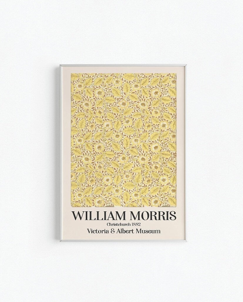 William Morris prints | Botanical Prints |set of 2 vintage print | Exhibition Art Poster